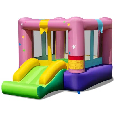 Hivvago Inflatable Jumping Castle For Children With 520w Blower And Play Zone In Multi