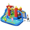 Hivvago Inflatable Bouncer Bounce House With Water Slide Splash Pool Without Blower