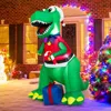 Hivvago Inflatable Christmas Decoration With Led Lights And Waterproof Blower