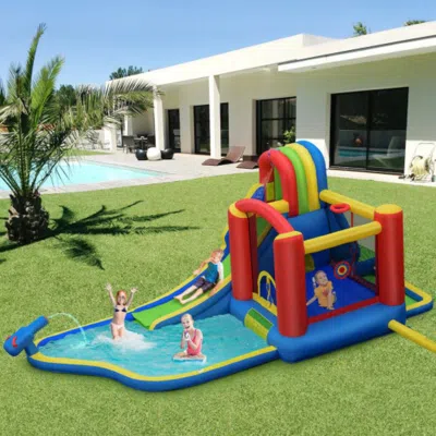 Hivvago Inflatable Kid Bounce House Castle With Blower