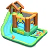 Hivvago Inflatable Waterslide Bounce House Climbing Wall Without Blower