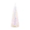 Hivvago Iridescent Led Pine Tree 13.5"h In Multi