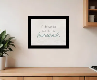Hivvago It's Homemade Black Framed Print Wall Art