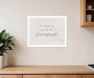 Hivvago It's Homemade White Framed Print Wall Art