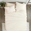 Hivvago Ivory Beige 6-piece Wrinkle Resistant Microfiber/polyester Sheet Set In Neutral