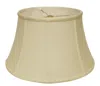 Hivvago Antiqued White Monay Shantung Silk Drum Lamp Shade In Neutral
