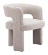 Hivvago Java Accent Chair Sandy Beige In Neutral