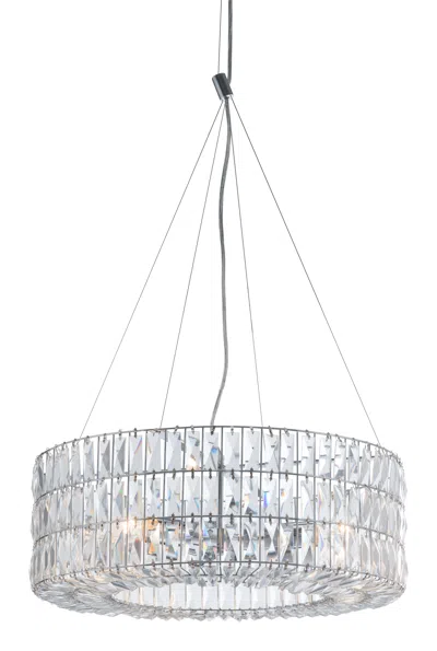 Hivvago Jena Ceiling Lamp Chrome In Metallic
