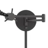 Hivvago Kash 27 Inch Vintage Wall Lamp, Swing Arm, Adjustable Metal Shade, Bronze