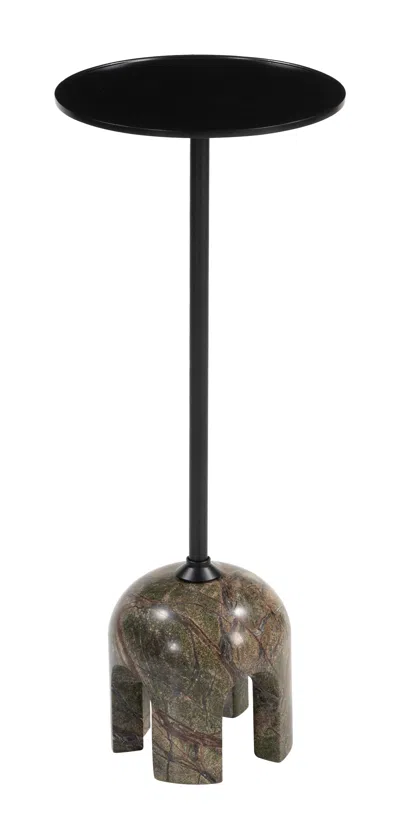 Hivvago Kask Side Table Multicolor In Black