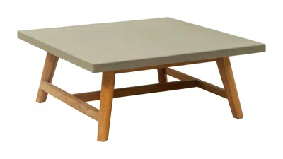 Hivvago Kert Coffee Table Gray In Brown