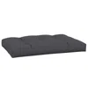 Hivvago Keya Cushion For Bench, 31x47, Tufted Stitched Gray Outdoor Fabric In Black