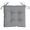 Hivvago Kia Outdoor Cushion For Chair, Set Of 4, 16x16 Square, Gray Fabric In Gray