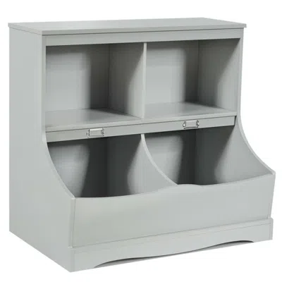 Hivvago Kids Floor Cabinet Multi-functional Bookcase