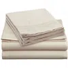 Hivvago King Size 4-piece Sheet Set In Beige Cream Brushed Microfiber