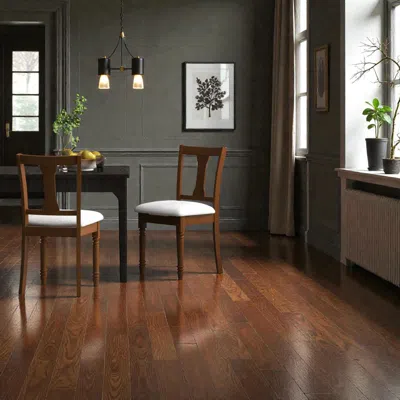 Hivvago Kitchen Chair Set For 2 With Soft Linen Fabric And Hidden Storage In Brown