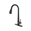 Hivvago Kitchen Faucet With Pull Down Sprayer Matte Black