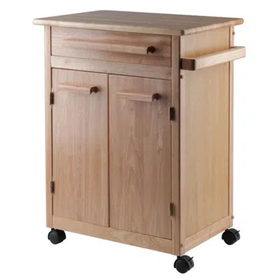 Hivvago Kitchen Utility Cart Natural In Neutral