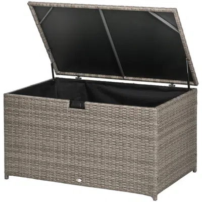 Hivvago Large Outdoor Storage Box For Patio, Pool, And Garden Items