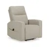Hivvago Lawson Power Lift Recliner Chair, Smoke Polyester, Foam Cushioned In Gray