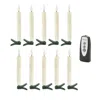 Hivvago Led Clip-on Taper Candle (set Of 10) In Multi