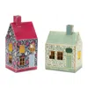 Hivvago Led Metal Holiday House (set Of 2) In Multi
