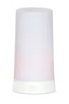 Hivvago Led Orange Flickering Light Pillar Candle With Remote (set Of 2)