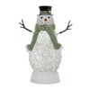 Hivvago Led Snowman Snow Globe 11"h In White