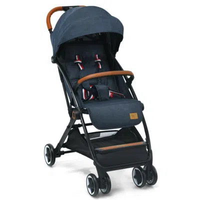 Hivvago Lightweight Aluminium Frame Baby Stroller With Net-beige