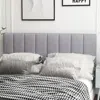 Hivvago Linen Upholstered Headboard With Solid Wood Legs And Adjustable Width-gray