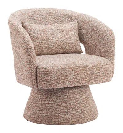 Hivvago Liva Swivel Chair Frosty Brown