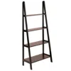 Hivvago Lon 4-tier A-frame Shelf Espresso