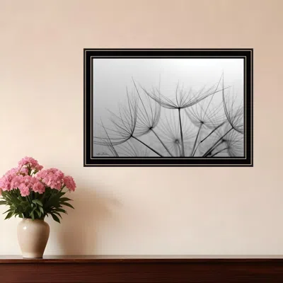 HIVVAGO LOVE IS A DELICATE FLOWER BLACK FRAMED PRINT WALL ART