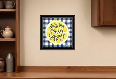 Hivvago Main Squeeze Black Framed Print Wall Art