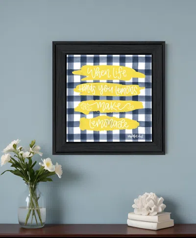 HIVVAGO MAKE LEMONADE BLACK FRAMED PRINT WALL ART