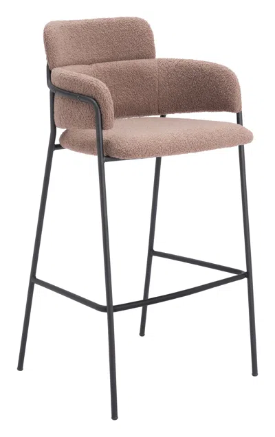 Hivvago Marcel Barstool (set Of 2) Brown
