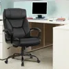 Hivvago Massage Executive Office Chair With 6 Vibrating Points-black