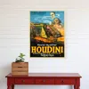 Hivvago Master Mystifier Houdini Vintage Magic Unframed Print Wall Art In Multi