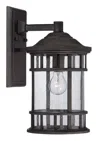 Hivvago Matte Black Canister Wall Light