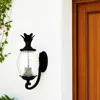 Hivvago Matte Black Pineapple Wall Light In Black