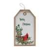 Hivvago Merry Christmas Cardinal Tag In Multi
