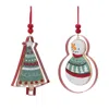 Hivvago Metal Cookie Cutter Ornament (set Of 12) In Multi