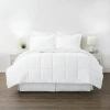 Hivvago Microfiber Reversible Bed In A Bag Comforter Set In White In White