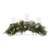 Hivvago Mixed Pine Candle Holder Centerpiece 32"l In Green