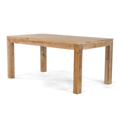 Hivvago Modern Farmhouse 63-inch Solid Wood Dining Table