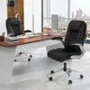 Hivvago Modern Height Adjustable Pu Leather Office Chair With Rocking Function-black