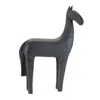 Hivvago Modern Horse Statue (set Of 2) In Gray