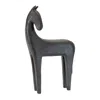 Hivvago Modern Horse Statue (set Of 2) In Black