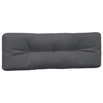 Hivvago Moni 3pc Outdoor Cushion For Bench, Tufted Dark Gray Fabric, 47 Inch