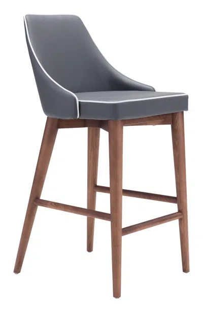 Hivvago Moor Counter Stool Dark Gray